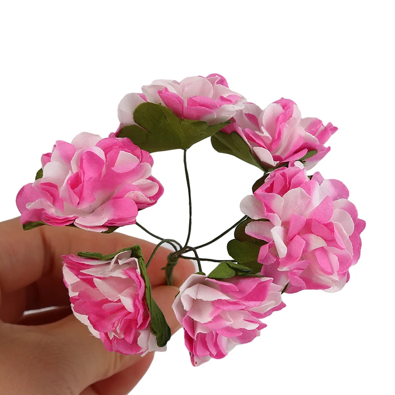 144pcs Artificial Flower Mini Cute Paper Floral Handmade For Wedding Decoration DIY Wreath Gift Scrapbooking Craft Fake Flower
144pcs Artificial Flower Mini Cute Paper Floral Handmade For Wedding Decoration DIY Wreath Gift Scrapbooking Craft Fake Flower