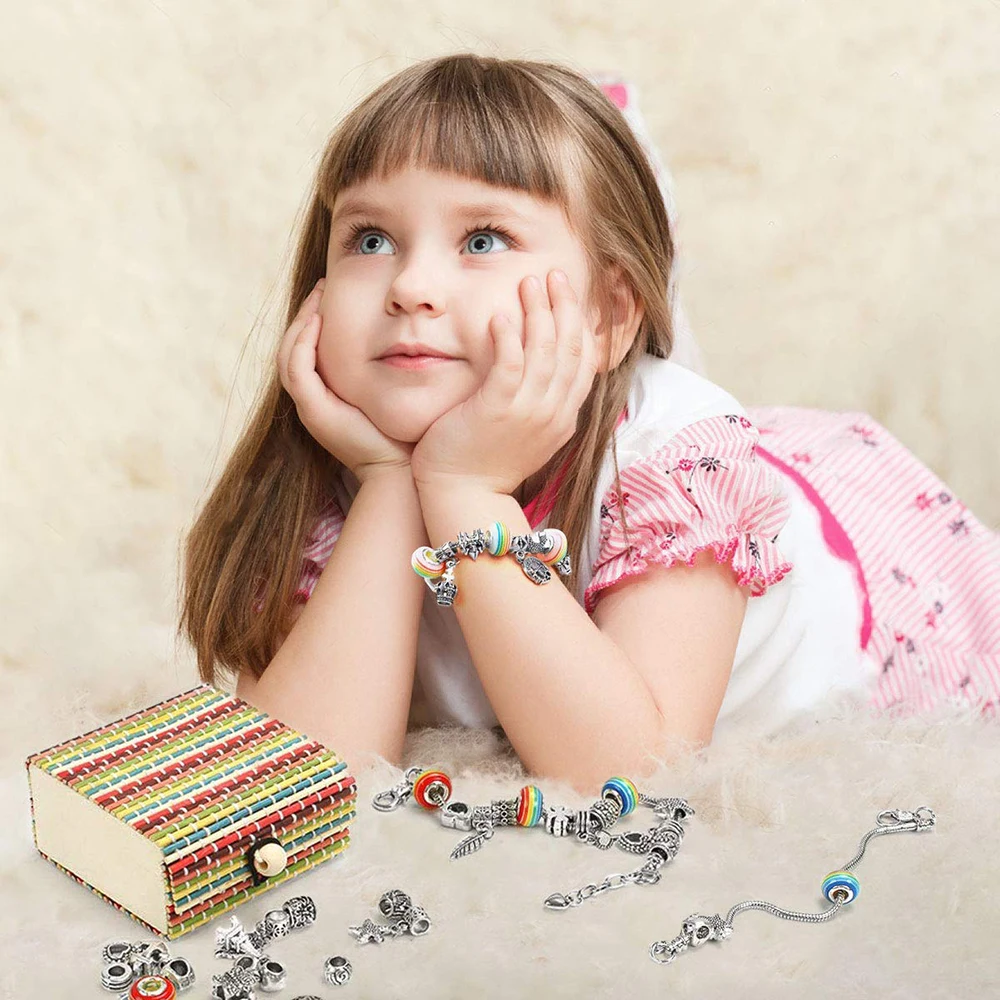 DIY Silver Plated Bead Snake Chain Making Kits Jewelry Bracelet Charm Bracelet Making Set Girls Jewellery Nice Gifts Present
DIY Silver Plated Bead Snake Chain Making Kits Jewelry Bracelet Charm Bracelet Making Set Girls Jewellery Nice Gifts Present