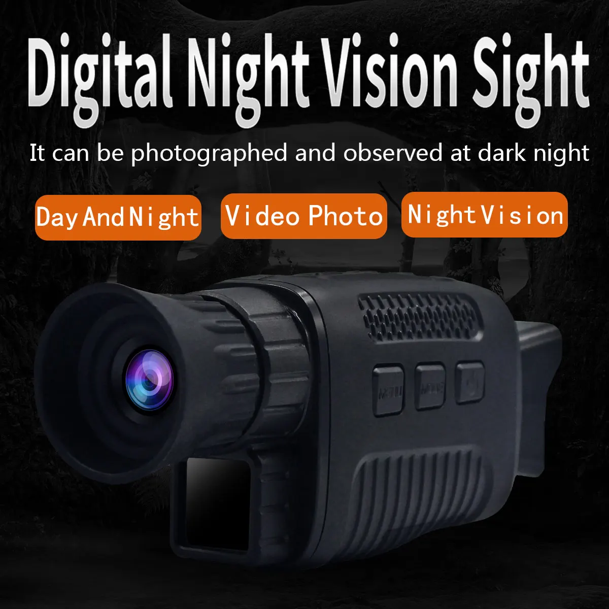 Infrared IR Night Vision Digital Video Camera Monocular Scope Telescope for Outdoor Hunting Camping
Infrared IR Night Vision Digital Video Camera Monocular Scope Telescope for Outdoor Hunting Camping