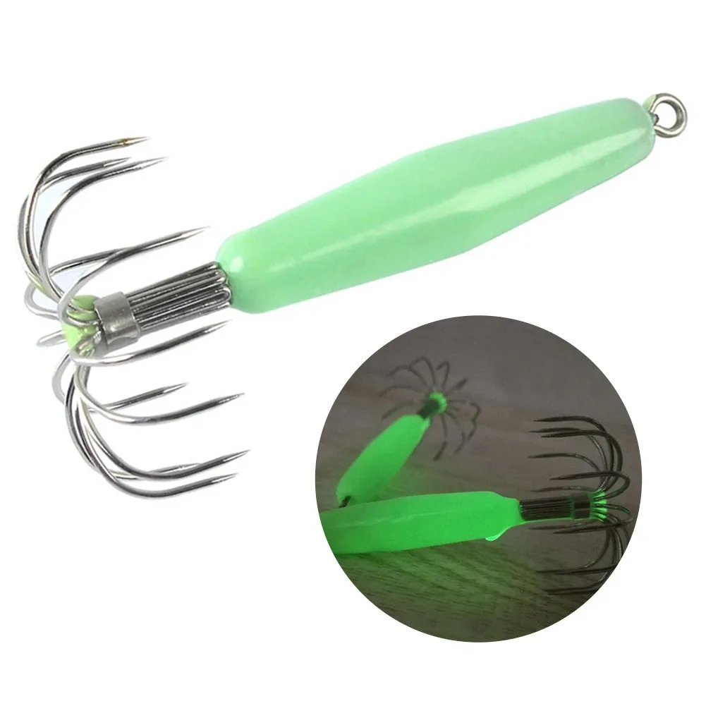 12-claw Stainless Steel Hooks Squid Jigs Bait Glow In The Dark Hard Fishing Lures 12/16/25/35g Squid Hook Octopus Crank Jigs
12-claw Stainless Steel Hooks Squid Jigs Bait Glow In The Dark Hard Fishing Lures 12/16/25/35g Squid Hook Octopus Crank Jigs