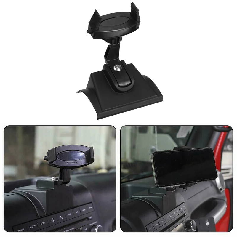 Car Dashboard Mount Cellphone Holder 360 Degree Phone Bracket for Jeep Wrangler JK JKU 2011-2017
Car Dashboard Mount Cellphone Holder 360 Degree Phone Bracket for Jeep Wrangler JK JKU 2011-2017