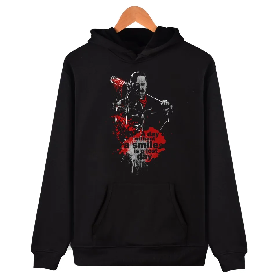 Imaginative Print Negan Lucille hoodie Fashion spring autumn black sportswear Men's long sleeve pullover Cool Sweatshirts Tops
Imaginative Print Negan Lucille hoodie Fashion spring autumn black sportswear Men's long sleeve pullover Cool Sweatshirts Tops