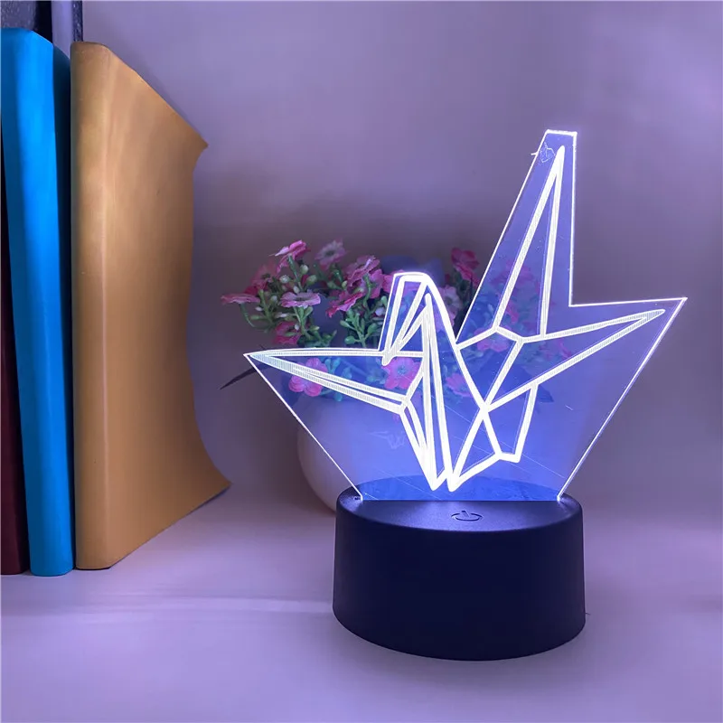 Novelty LED Night Projector Light Paper Crane Baby Room Nursery 3D Lava Lamp Girls Birthday Gift Hotel Party Decor Nightlight
Novelty LED Night Projector Light Paper Crane Baby Room Nursery 3D Lava Lamp Girls Birthday Gift Hotel Party Decor Nightlight