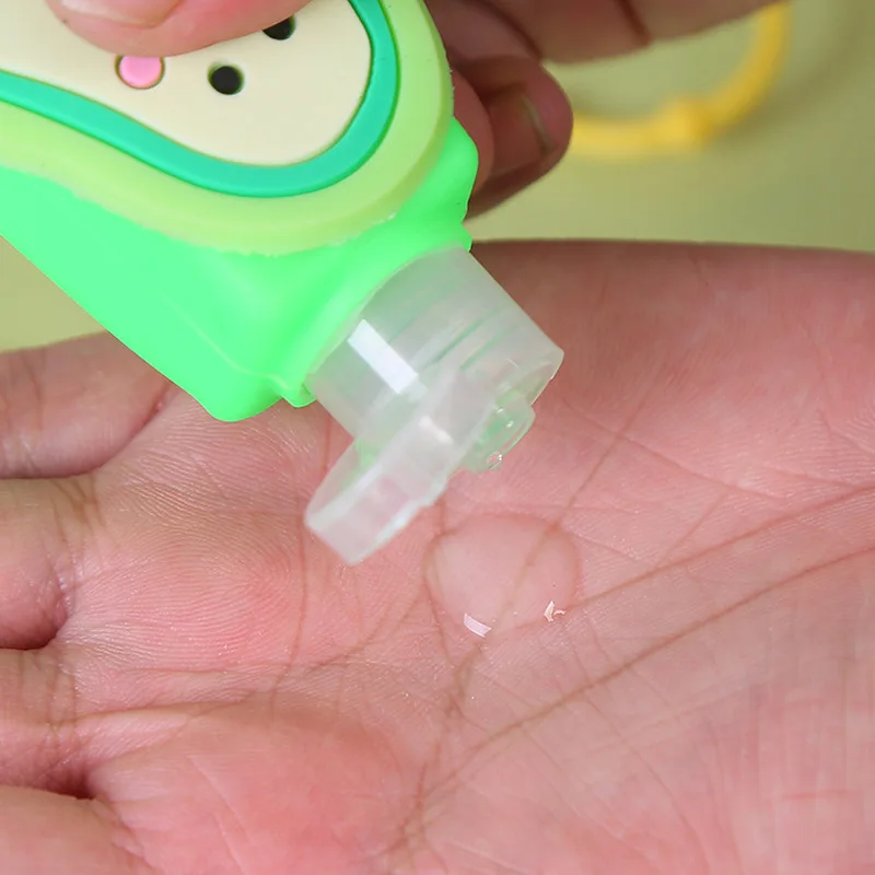 Silicone Protective Cute Cartoon Bottle Portable Traveling Refillable Bottle for Handwashing Fluid Flip Cap Bottle with Hook
Silicone Protective Cute Cartoon Bottle Portable Traveling Refillable Bottle for Handwashing Fluid Flip Cap Bottle with Hook