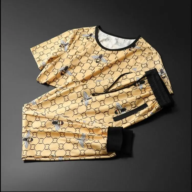 summer men set new printed casual short-sleeved suit version of self-cultivation youth fashion t-shirt two-piece men clothing
summer men set new printed casual short-sleeved suit version of self-cultivation youth fashion t-shirt two-piece men clothing