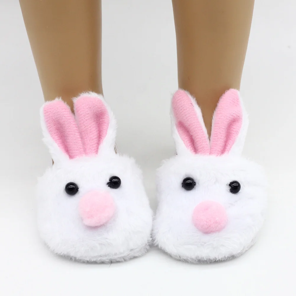 1Pairs 18 Inch Doll Girls Mini Slipper Plush Rabbit Cute Shoes Miniature Doll's Plush Elastic Rope Slipper Doll Accessories
1Pairs 18 Inch Doll Girls Mini Slipper Plush Rabbit Cute Shoes Miniature Doll's Plush Elastic Rope Slipper Doll Accessories