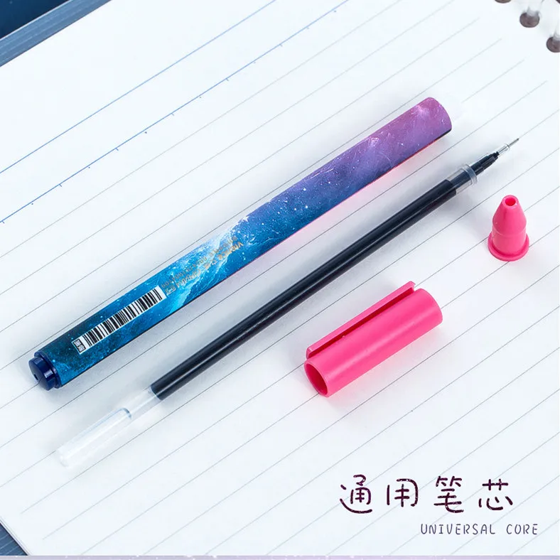 

12pcs Cute Gel Pens Kawaii Constellation Pen With 0.5mm Black Ballpoint For Student Kids Birthday Gift Set