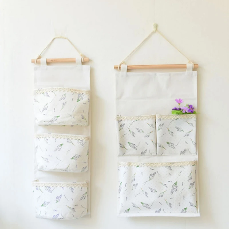 Lavender Fresh Home Cotton And Linen Hanging Bag Wall Decoration Three Pocket Storage Bag Grocery Storage Bag
Lavender Fresh Home Cotton And Linen Hanging Bag Wall Decoration Three Pocket Storage Bag Grocery Storage Bag