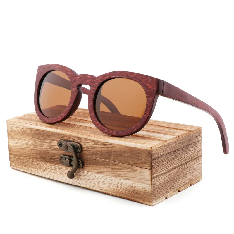 New Women's Retro Sunglasses Natural Bamboo Red Sun Glasses Polarizing Female's Sunshade Fashion Trendy
New Women's Retro Sunglasses Natural Bamboo Red Sun Glasses Polarizing Female's Sunshade Fashion Trendy
