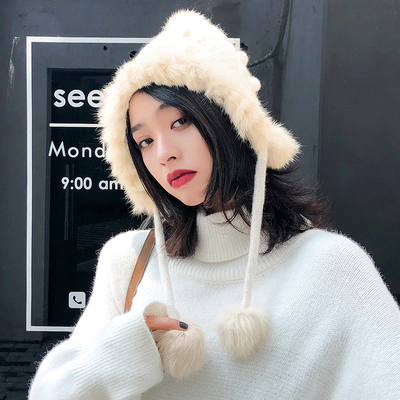 Winter Beanie Caps Women Grey Solid Knitted Casual Hat for Girl Korean Cute Warm Gorros Thicken Fur Ball Pompoms Bonnet Beanie
Winter Beanie Caps Women Grey Solid Knitted Casual Hat for Girl Korean Cute Warm Gorros Thicken Fur Ball Pompoms Bonnet Beanie
