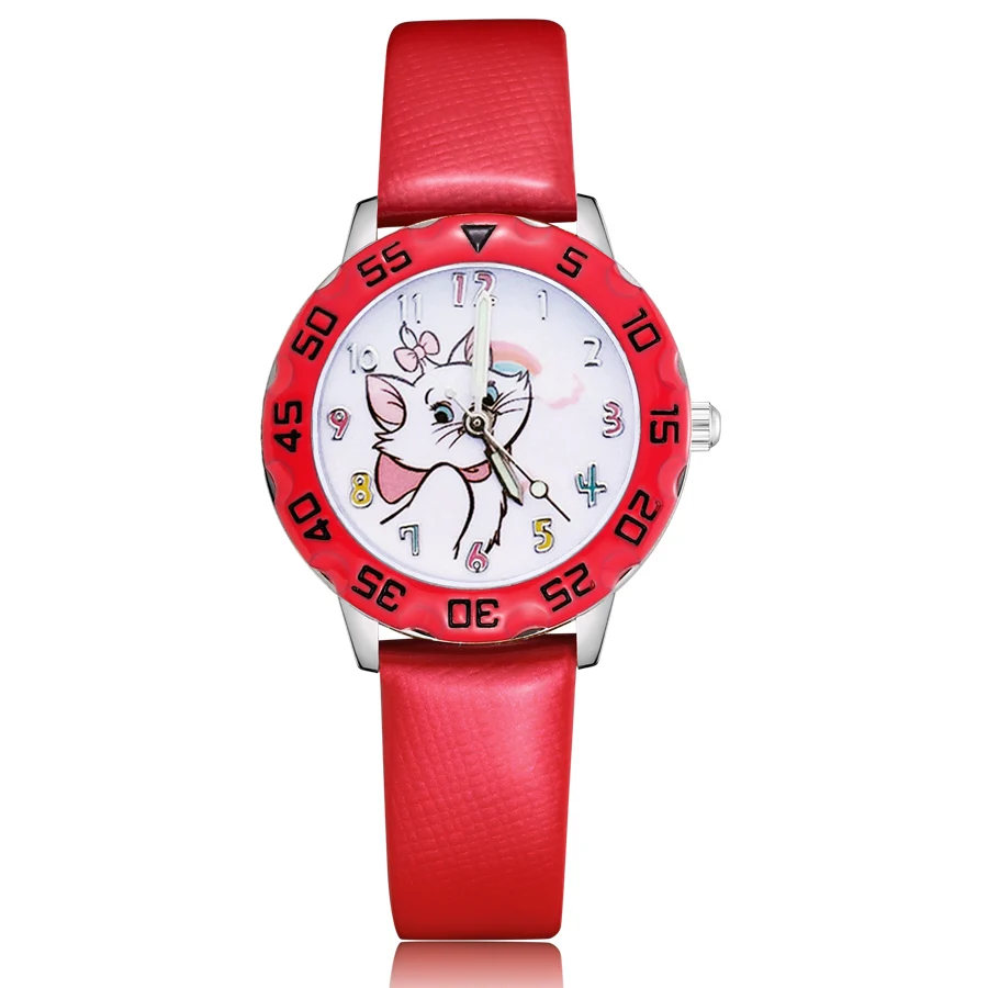 Children's Cute Cartoon Cat Style Student Boy Girl Leather Strap Quartz Wrist Watches JM33
Children's Cute Cartoon Cat Style Student Boy Girl Leather Strap Quartz Wrist Watches JM33