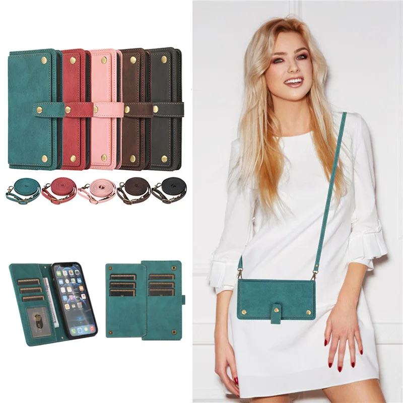 Роскошный чехол-кошелек с держателем для карт и ремешком на плечо для iPhone 13, 12, 11, 14, Pro Max, X, XS, XR, 7, 8 Plus, SE2020, чехол-книжка через плечо
Роскошный чехол-кошелек с держателем для карт и ремешком на плечо для iPhone 13, 12, 11, 14, Pro Max, X, XS, XR, 7, 8 Plus, SE2020, чехол-книжка через плечо