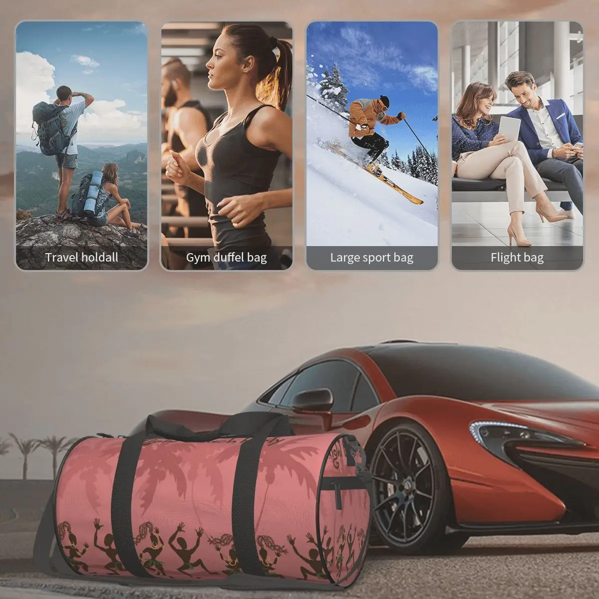 Travel Duffel Handbag Beach Party Dancing Aborigin Multifunction Weekend Bag Casual Duffel Shoulder Bag Overnight Bag 
Travel Duffel Handbag Beach Party Dancing Aborigin Multifunction Weekend Bag Casual Duffel Shoulder Bag Overnight Bag