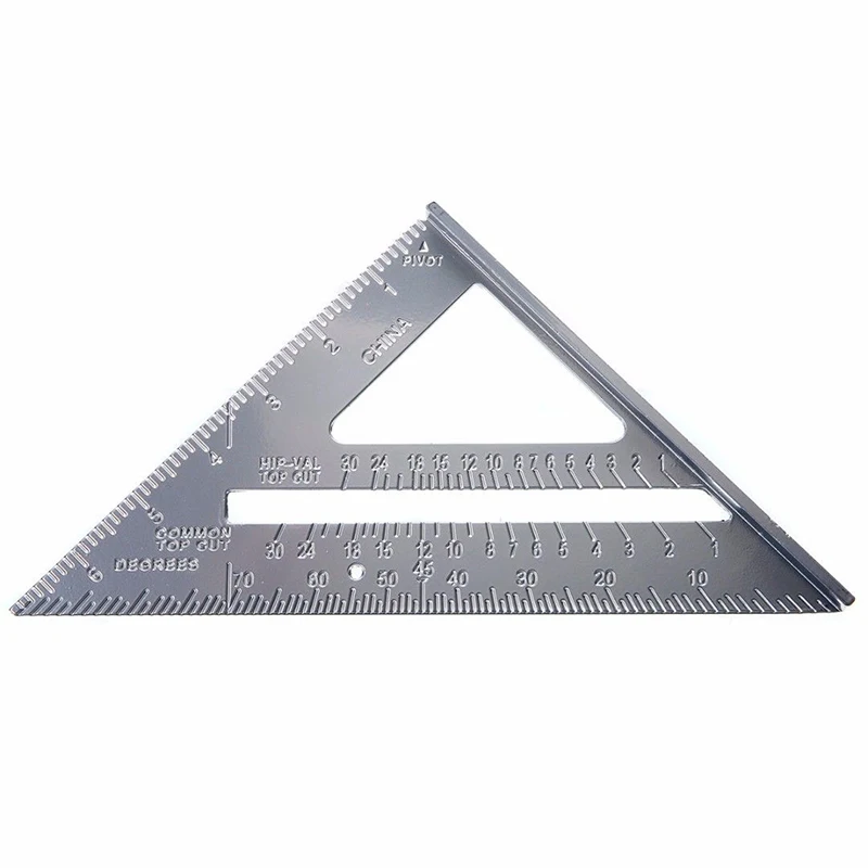 Measurement Tool Triangle Square Ruler Aluminum Alloy Speed Protractor Miter For Carpenter Tri-square Line Scriber Saw Guide
Measurement Tool Triangle Square Ruler Aluminum Alloy Speed Protractor Miter For Carpenter Tri-square Line Scriber Saw Guide