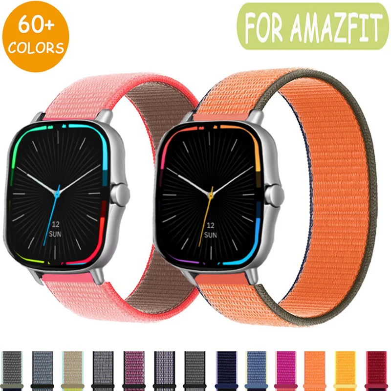 20mm 22mm Nylon band For Amazfit GTS 2 2e strap GTS2 Mini GTR 42mm/47mm GTR22e Sport Loop belt Bracelet Correa Amazfit bip strap
20mm 22mm Nylon band For Amazfit GTS 2 2e strap GTS2 Mini GTR 42mm/47mm GTR22e Sport Loop belt Bracelet Correa Amazfit bip strap