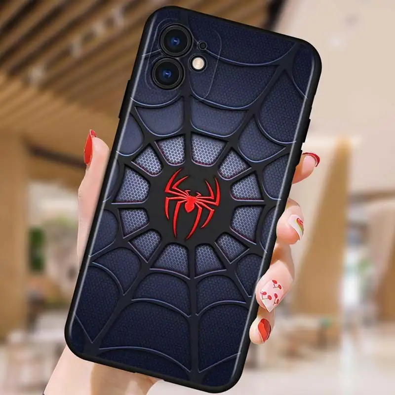 Spider Marvel Cool for Apple iPhone 12 Pro Max Mini 11 Pro XS Max X XR 6S 6 7 8 Plus 5S SE2020 Soft Black Phone Case
Spider Marvel Cool for Apple iPhone 12 Pro Max Mini 11 Pro XS Max X XR 6S 6 7 8 Plus 5S SE2020 Soft Black Phone Case
