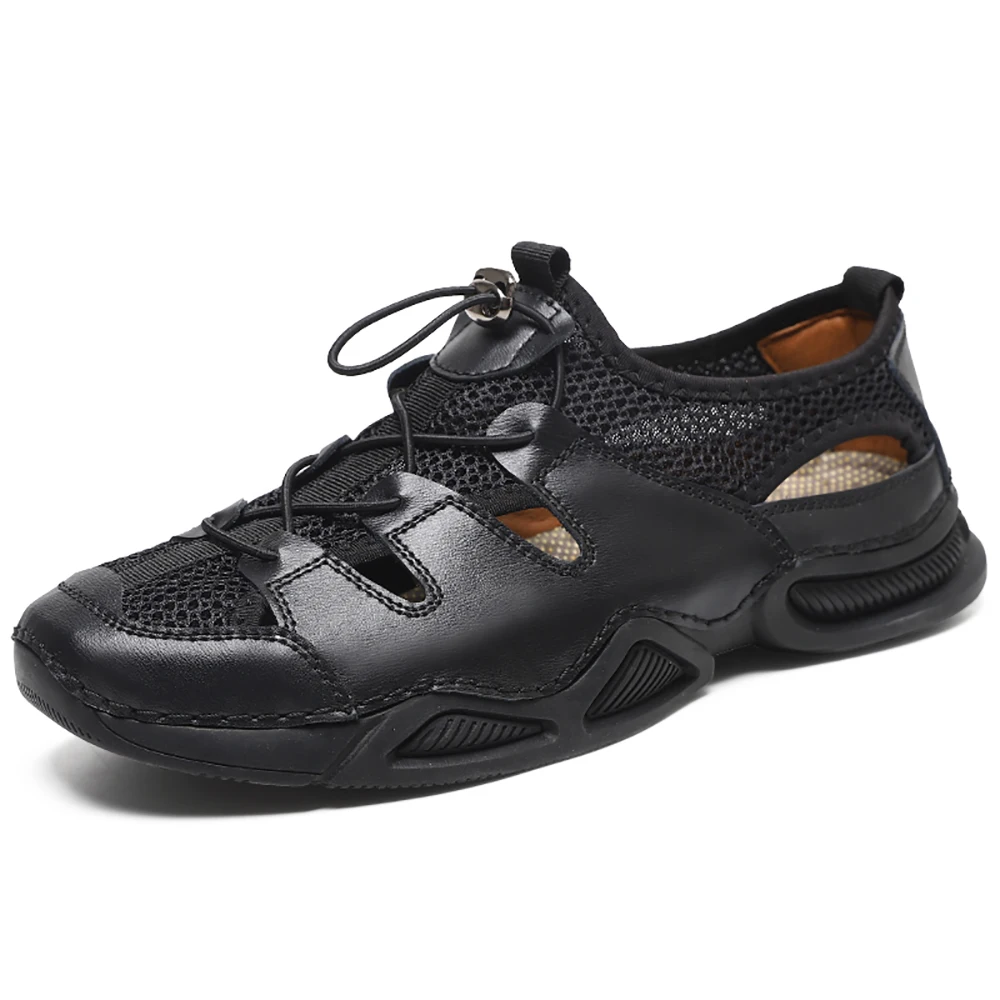 High Quality Men's Sandals New Summer Wear Baotou Fashion Casual Hole Shoes Non-Slip Beach Shoes Party Black Shoes Big size
High Quality Men's Sandals New Summer Wear Baotou Fashion Casual Hole Shoes Non-Slip Beach Shoes Party Black Shoes Big size
