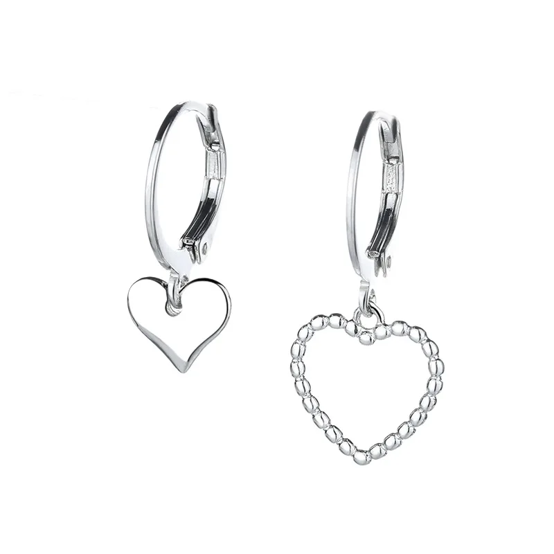 925 Sterling Silver Asymmetry Heart Charm Studs Earrings For Women Party Jewelry Accessories eh1074 cute earring set
925 Sterling Silver Asymmetry Heart Charm Studs Earrings For Women Party Jewelry Accessories eh1074 cute earring set