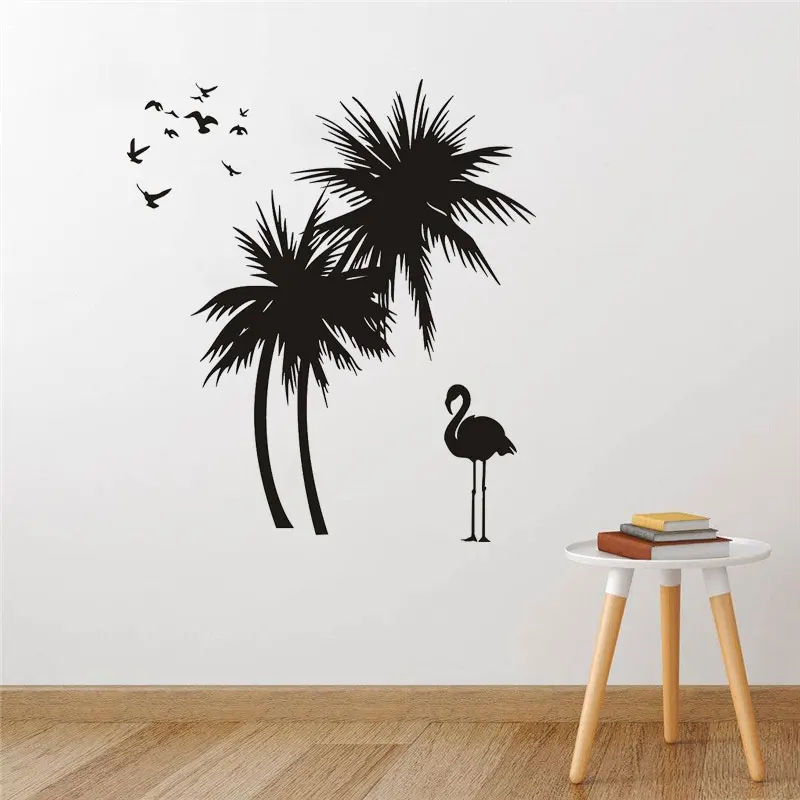 Cartoon Palm Tree Flamingo Birds Wall Sticker Bathroom Bedroom Tropical Plant Animal Travel Summer Holiday Wall Decal DW12818
Cartoon Palm Tree Flamingo Birds Wall Sticker Bathroom Bedroom Tropical Plant Animal Travel Summer Holiday Wall Decal DW12818