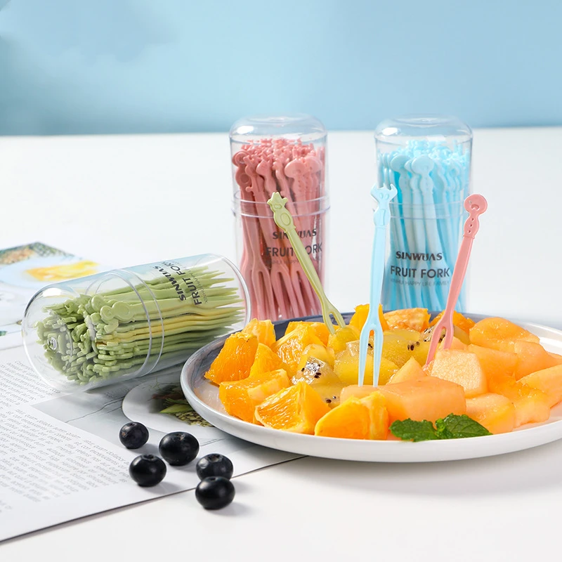 50 pcs Quality Plastic Disposable Forks Food Creative Fruit Fork Set Party Cake Salad Vegetable Forks Baking shop Supplies
50 pcs Quality Plastic Disposable Forks Food Creative Fruit Fork Set Party Cake Salad Vegetable Forks Baking shop Supplies