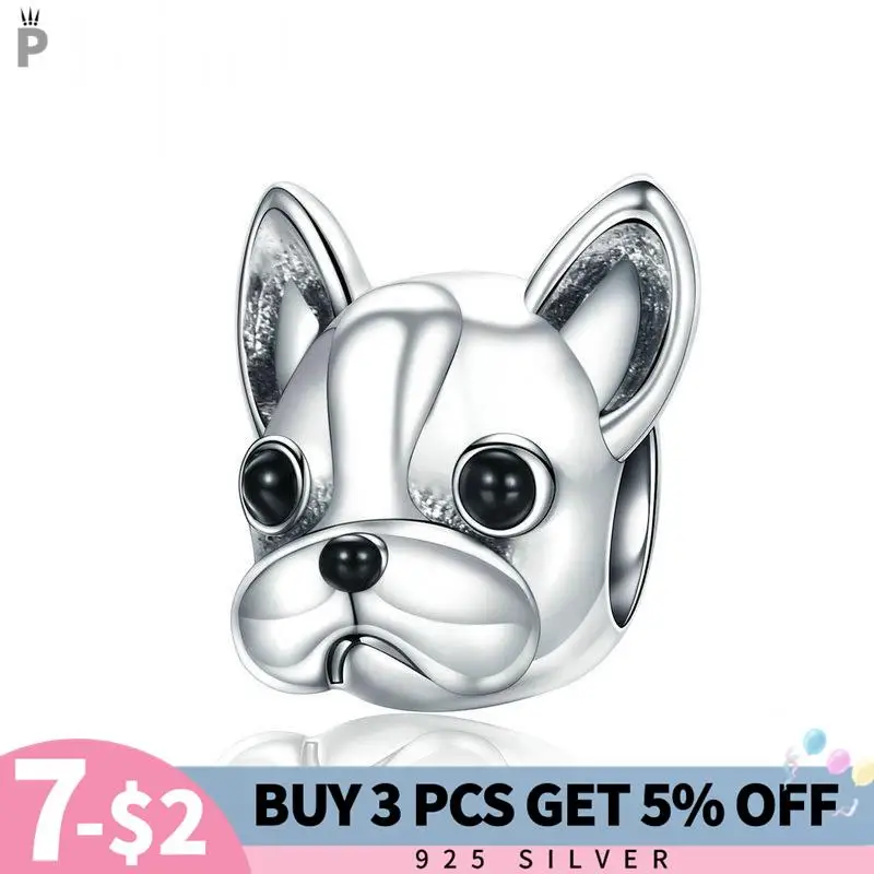 Loyal Partners Bulldog Doggy Animal Beads Dog Fit Original Pandora Charms Bracelet DIY Women Jewelry Making 925 Sterling Silver
Loyal Partners Bulldog Doggy Animal Beads Dog Fit Original Pandora Charms Bracelet DIY Women Jewelry Making 925 Sterling Silver