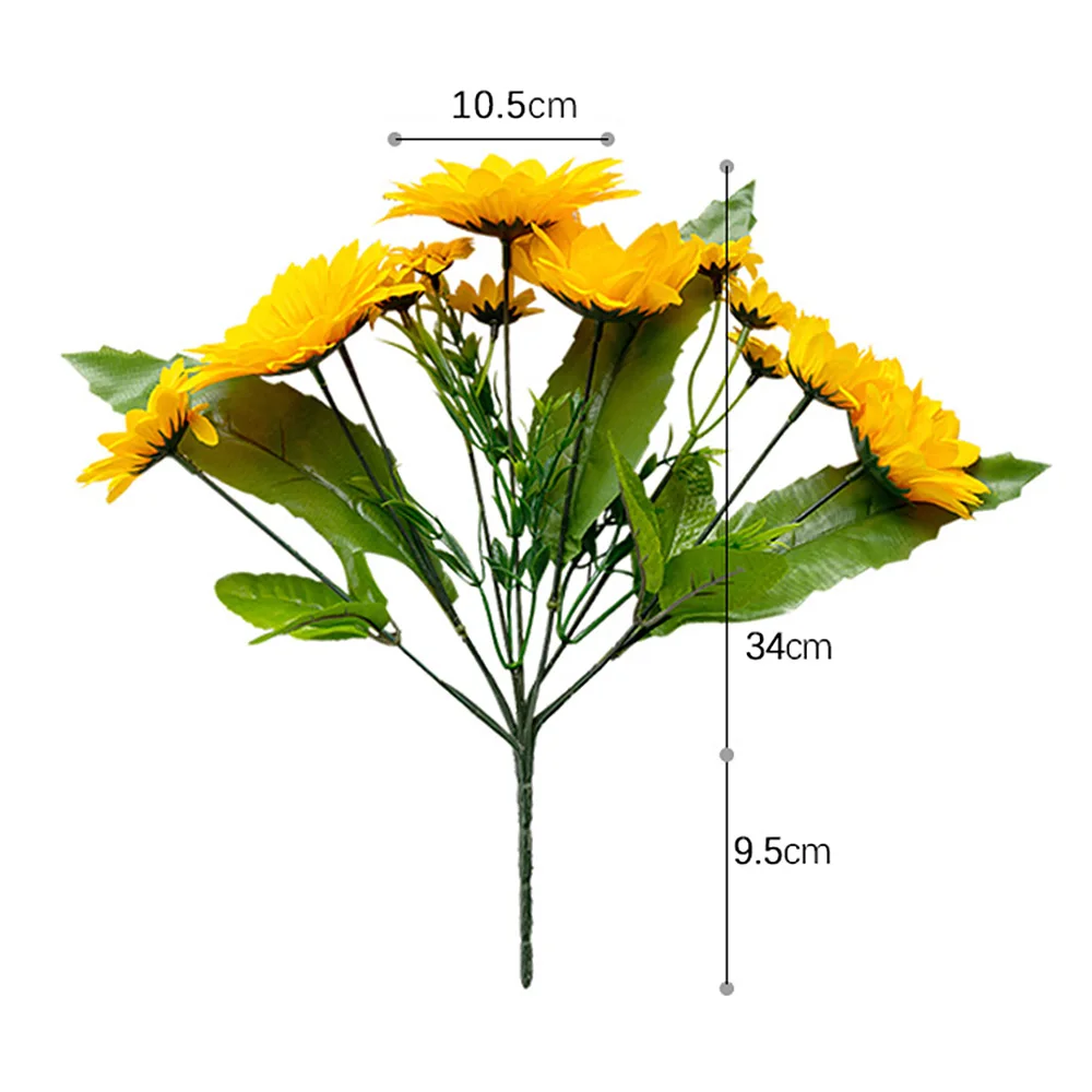 Artificial Sunflower Fake Flower Floral Plant Bouquet For Wedding Bedroom Home Decor Rural Style
Artificial Sunflower Fake Flower Floral Plant Bouquet For Wedding Bedroom Home Decor Rural Style