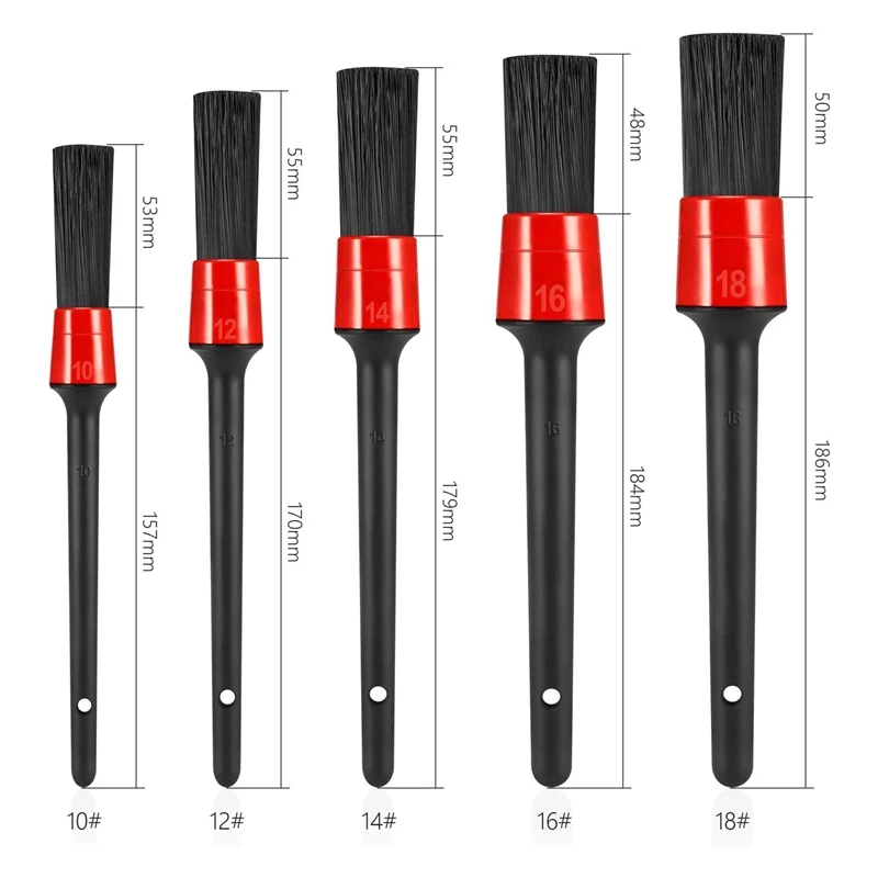 10 Pcs Brushes Dusters Detailing Brush Set - Premium Fiber Plastic Handle Automotive Detail Brushes for Cleaning Wheels
10 Pcs Brushes Dusters Detailing Brush Set - Premium Fiber Plastic Handle Automotive Detail Brushes for Cleaning Wheels