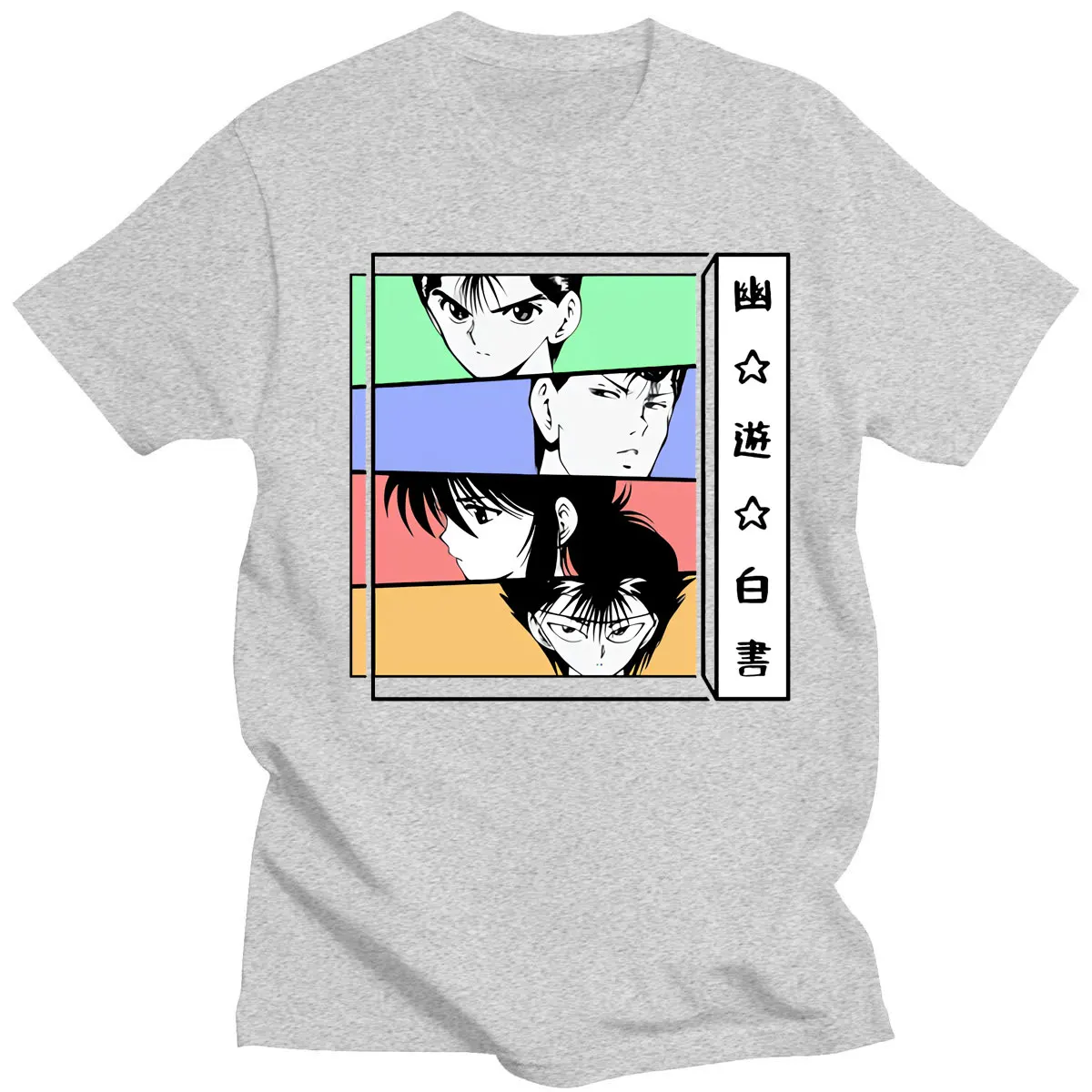 Anime Manga Yu Yu Hakusho Tshirt Short Sleeves Soft Cotton Yusuke Urameshi Tee Kazuma Kuwabara T-shirt Kurama Shirts Hiei Tops
Anime Manga Yu Yu Hakusho Tshirt Short Sleeves Soft Cotton Yusuke Urameshi Tee Kazuma Kuwabara T-shirt Kurama Shirts Hiei Tops
