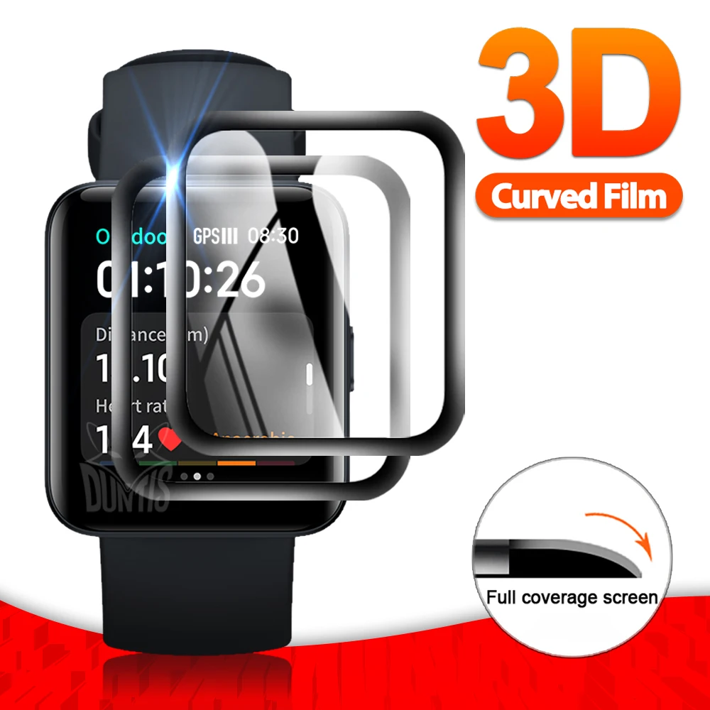 3D Защитная пленка для Xiaomi Redmi Poco Smart Watch 2 lite глобальная версия полное покрытие