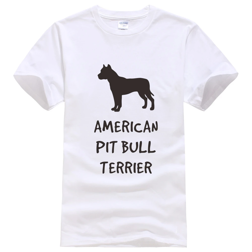 Футболка для любителей собак AMERICAN pitbull terrier Модная стильная футболка унисекс с