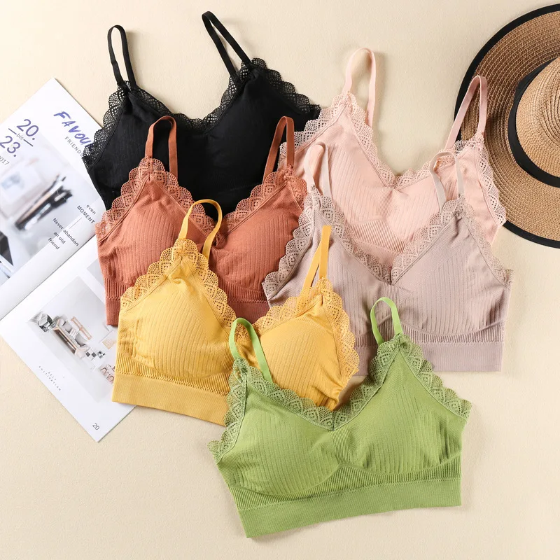 Seamless Sexy Bra Girls Sexy Bra with Pads Seamless Push Up Bra Plus Size Lace Underwear Wireless Bra Bralette for Women Gather
Seamless Sexy Bra Girls Sexy Bra with Pads Seamless Push Up Bra Plus Size Lace Underwear Wireless Bra Bralette for Women Gather