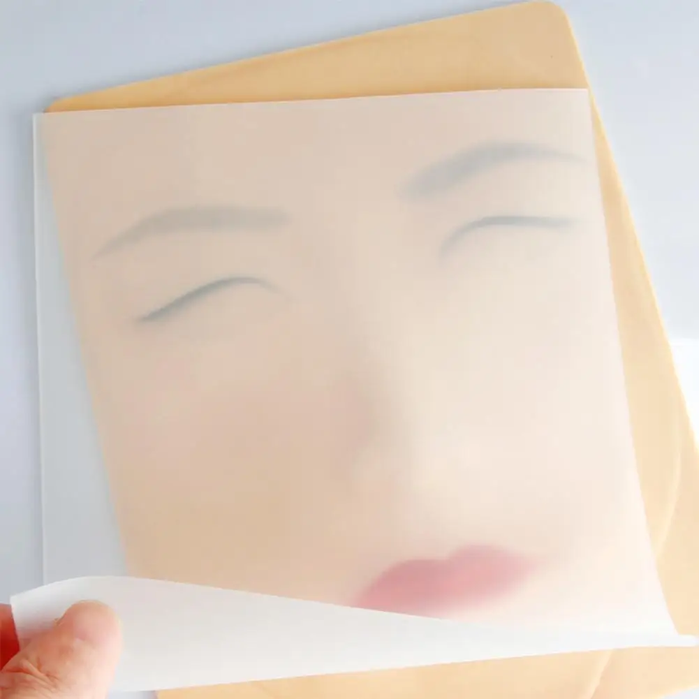Dual Side Blank Tattoo Practice Skin Translucent Permanent Makeup Eyebrow Lips Latex Skin Sheet For Beginner Training
Dual Side Blank Tattoo Practice Skin Translucent Permanent Makeup Eyebrow Lips Latex Skin Sheet For Beginner Training