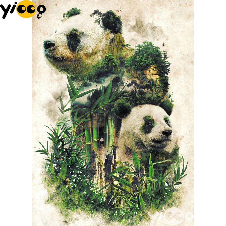 Full Square/Round Drill Diamond Painting Cross Stitch Embroidery Panda Forest Rhinestone Mosaic Home Decor Gift AX2447
Full Square/Round Drill Diamond Painting Cross Stitch Embroidery Panda Forest Rhinestone Mosaic Home Decor Gift AX2447