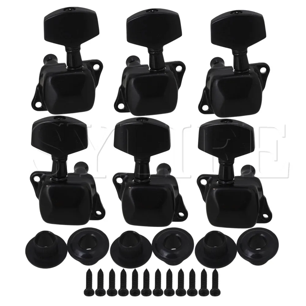 Black 3x3 Semiclosed Guitar Machine Heads For Electirc Guitar
Black 3x3 Semiclosed Guitar Machine Heads For Electirc Guitar
