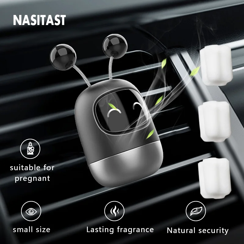 Car Perfume Air Freshener Cute Robot Car Diffuser Solid Aromatherapy Air Vent Freshener for Auto Interior Decor Accessories
Car Perfume Air Freshener Cute Robot Car Diffuser Solid Aromatherapy Air Vent Freshener for Auto Interior Decor Accessories