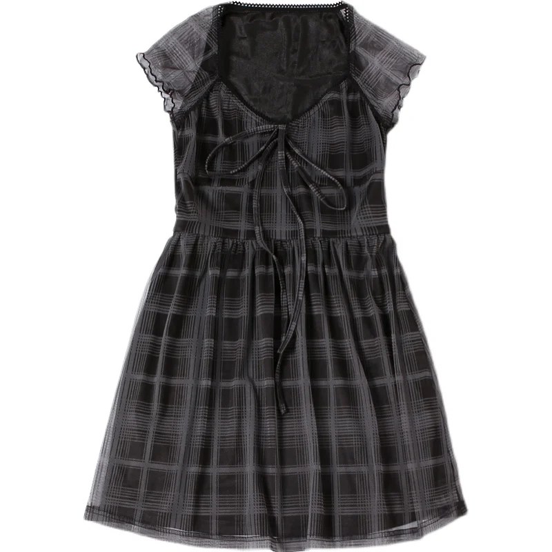 kywommnz 2021 Summer Women Contrasting Color Plaid-titching Dress Female Slim Waist Thin A-line MINI Skirt E1524
kywommnz 2021 Summer Women Contrasting Color Plaid-titching Dress Female Slim Waist Thin A-line MINI Skirt E1524