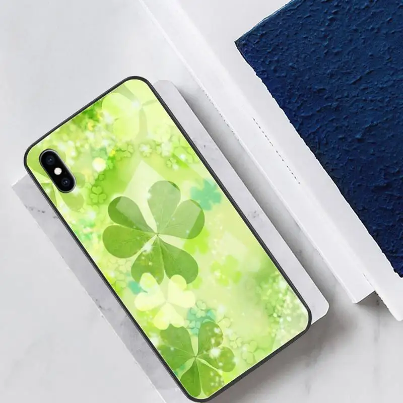 Shamrock Glass Phone Case Back Shell For IPhone 12 11 Pro Max Cases XR XS 7 8 Plus Cover Accessories Carcasa
Shamrock Glass Phone Case Back Shell For IPhone 12 11 Pro Max Cases XR XS 7 8 Plus Cover Accessories Carcasa