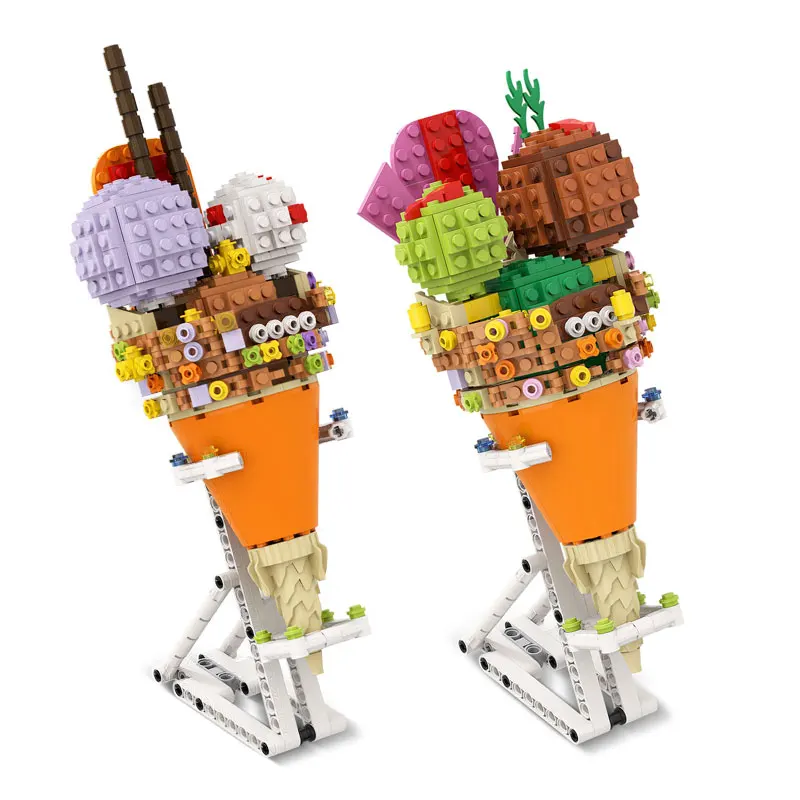 MOC Portable Chocolate Strawberry Ice Cream Building Blocks Kit Snow Cake Bricks Idea Assemble Toys For Children Birthday Gifts
MOC Portable Chocolate Strawberry Ice Cream Building Blocks Kit Snow Cake Bricks Idea Assemble Toys For Children Birthday Gifts