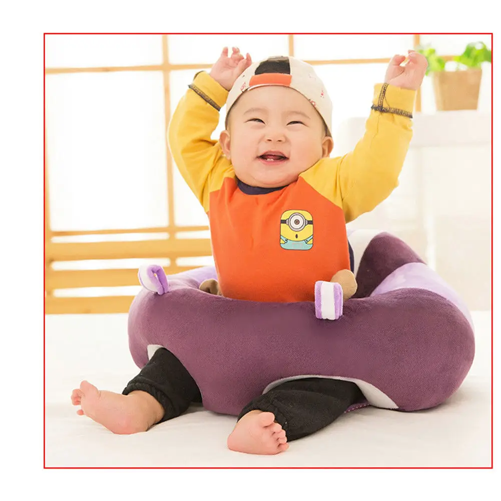 2019 Newest Hot Infant Toddler Kids Baby Support Seat Sit Up Soft Chair Cushion Sofa Plush Pillow Toy Bean Bag Animal | Мать и ребенок