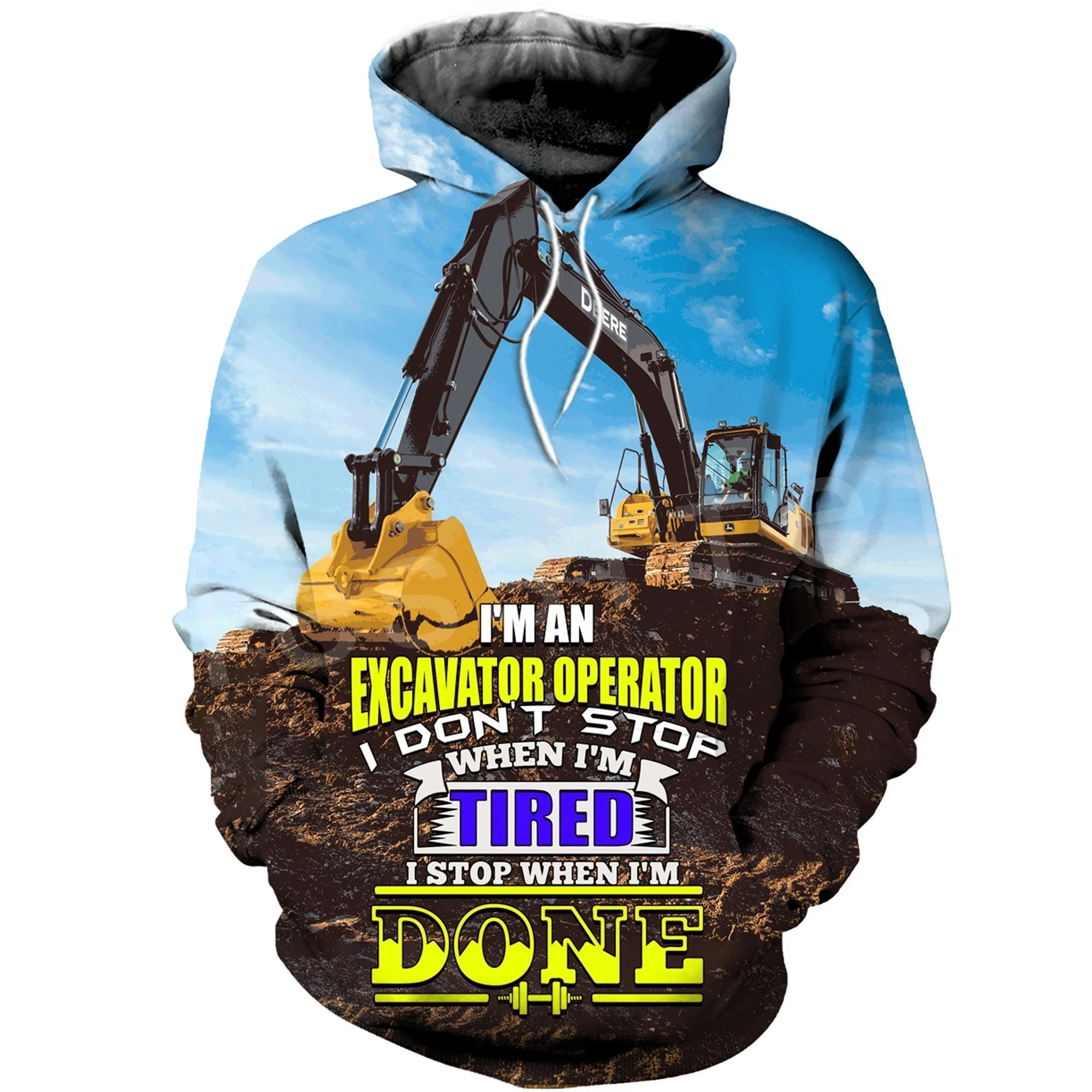LIASOSO Fashion Hoodie Men Excavator Heavy Equipment Operator Worker Driver Tracksuit 3D Print Casual Sweatshirt Hoodies
LIASOSO Fashion Hoodie Men Excavator Heavy Equipment Operator Worker Driver Tracksuit 3D Print Casual Sweatshirt Hoodies