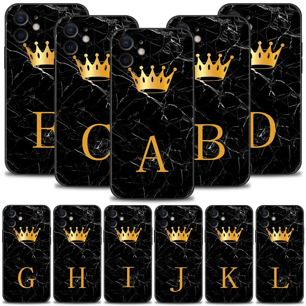 Gold Crown Letter Queen Phone Case For iPhone 13 12 11 Pro Max XS Max XR X 7 8 Plus 12 Mini 6S 5S SE 2020 Silicone Black Shell
Gold Crown Letter Queen Phone Case For iPhone 13 12 11 Pro Max XS Max XR X 7 8 Plus 12 Mini 6S 5S SE 2020 Silicone Black Shell