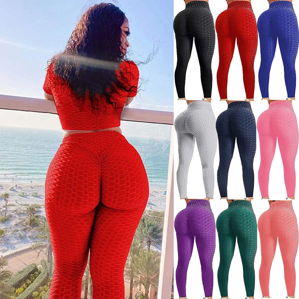 KIWI RATA Women Ruched Butt Leggings High Waist Yoga Pants Textured Scrunch Booty Workout Tights Running Fitness Leggings
KIWI RATA Women Ruched Butt Leggings High Waist Yoga Pants Textured Scrunch Booty Workout Tights Running Fitness Leggings