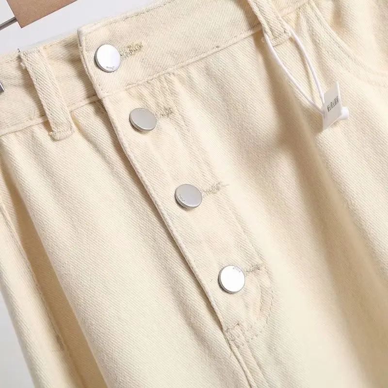 Toppeis Woman Long Skirts High Waist Jeans Skirts Front Button Split Streetwear Korean Fashion Clothes 2021
Toppeis Woman Long Skirts High Waist Jeans Skirts Front Button Split Streetwear Korean Fashion Clothes 2021