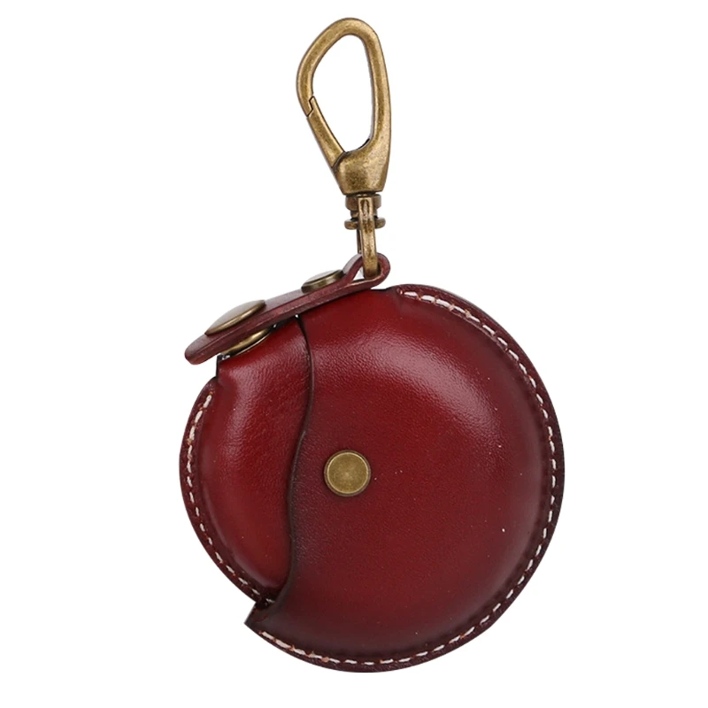 066C Leather Coin Purse Men Women Vintage Round Creative Storage Money Bag Case Keychain Wallet
066C Leather Coin Purse Men Women Vintage Round Creative Storage Money Bag Case Keychain Wallet