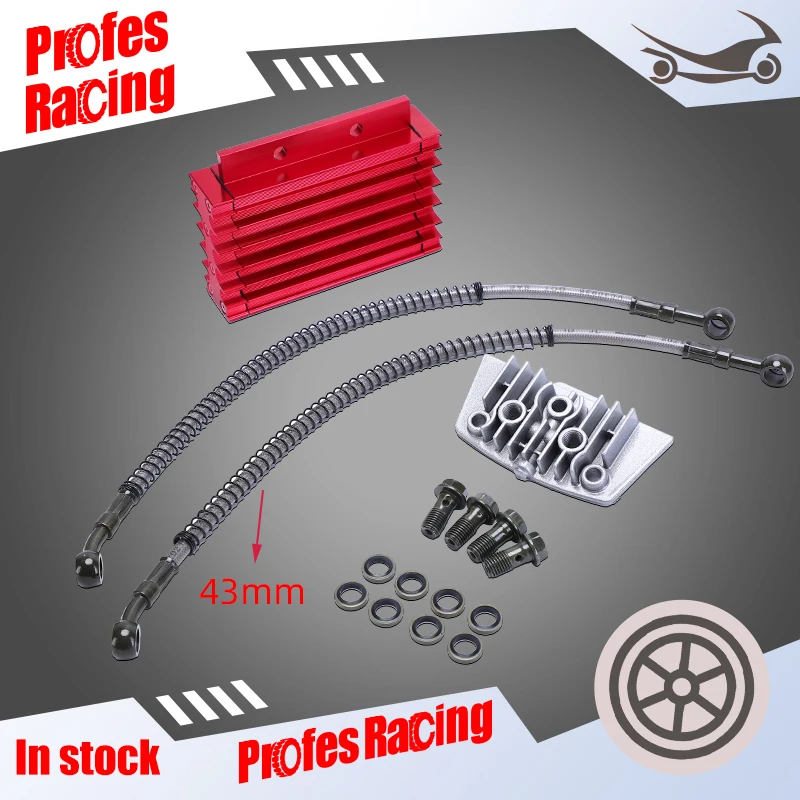 Motorcycle CNC Oil Cooler Kit Radiator Aluminium Adapter125cc-140cc Engine Cylinder Cover For ATV Pit Dirt 50CC-110CC
Motorcycle CNC Oil Cooler Kit Radiator Aluminium Adapter125cc-140cc Engine Cylinder Cover For ATV Pit Dirt 50CC-110CC