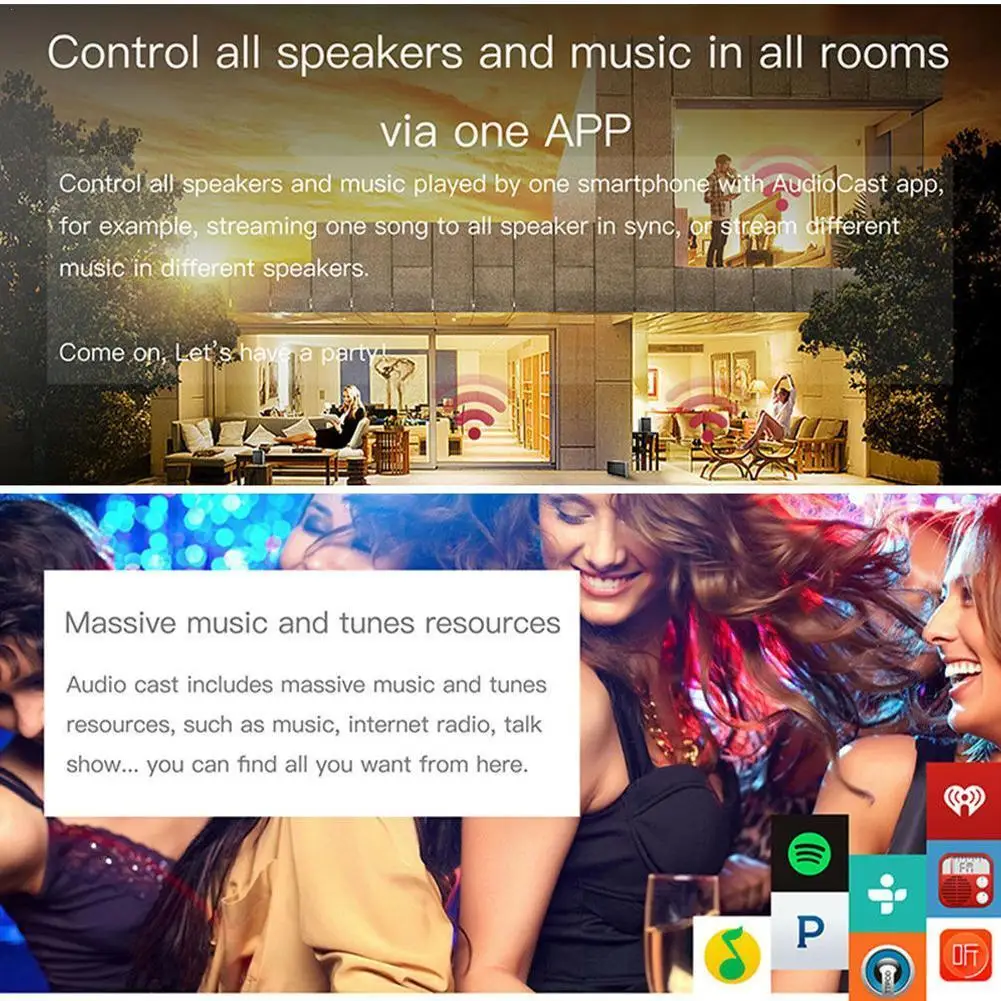 Audiocast M5 для DLNA Airplay адаптер беспроводной Wifi аудио музыкальный ресивер аудиостример динамик музыка для Spotify U9P5
Audiocast M5 для DLNA Airplay адаптер беспроводной Wifi аудио музыкальный ресивер аудиостример динамик музыка для Spotify U9P5