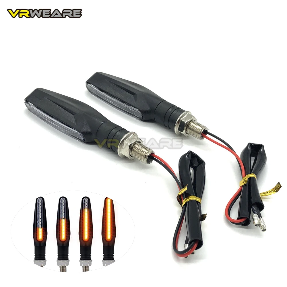 2pcs 12Led Universal Motorcycle Turn Signals LED Blinker Water Flowing Flashing Lights IP68 Bendable Tail Indicators Lamp
2pcs 12Led Universal Motorcycle Turn Signals LED Blinker Water Flowing Flashing Lights IP68 Bendable Tail Indicators Lamp