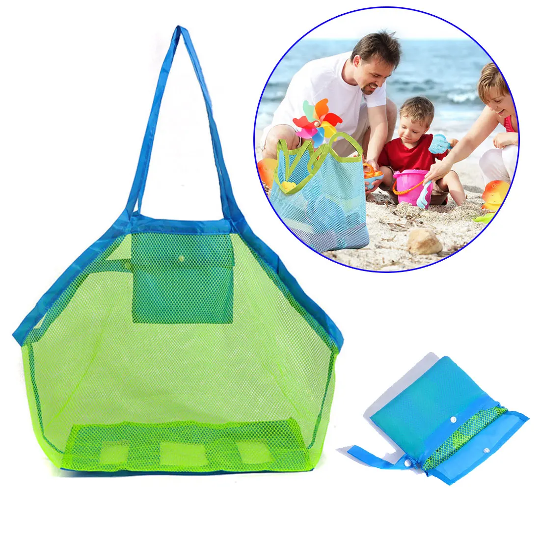 Children's Beach Toys Quick Storage Bag Outdoor Digging Sand Tool Clutter Storage Bag Foldable Portable Beach Bag Swimming Bag
Children's Beach Toys Quick Storage Bag Outdoor Digging Sand Tool Clutter Storage Bag Foldable Portable Beach Bag Swimming Bag