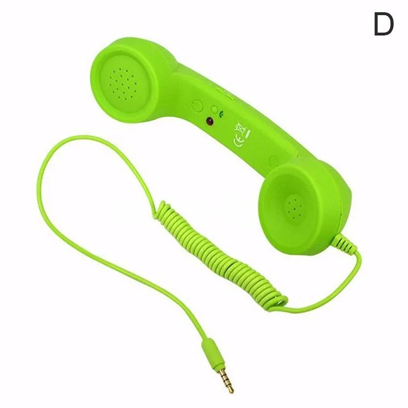 Mobile Phone Telephone Receivers Handset Earphone Retro Telephones Receiver For 3.5mm Interface Cellphone For Iphone 4 4s 5 6 6s
Mobile Phone Telephone Receivers Handset Earphone Retro Telephones Receiver For 3.5mm Interface Cellphone For Iphone 4 4s 5 6 6s