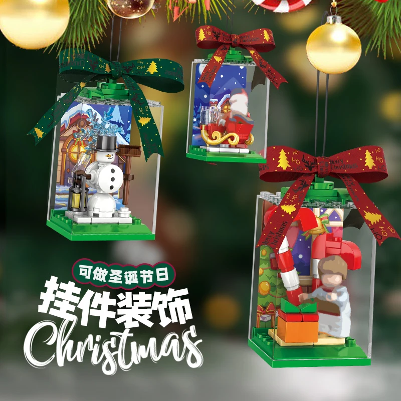Winter Christmas Blind Box Home Decoration Pendant Model DIY Building Blocks Moc Bricks Children's Toy Christmas Surprise Gift
Winter Christmas Blind Box Home Decoration Pendant Model DIY Building Blocks Moc Bricks Children's Toy Christmas Surprise Gift